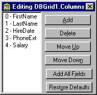 Editing DBGrid